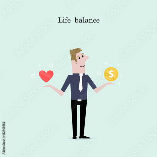 Manager,Office Worker or businessman with the golden coins and r