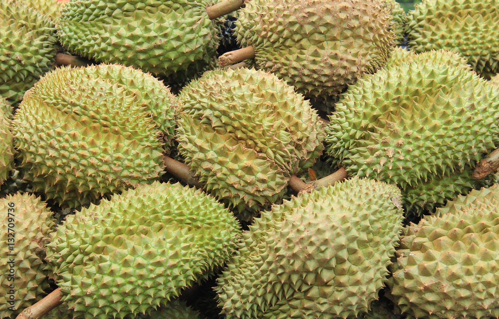 Durian in the market Thailand Durian in the market Thailand