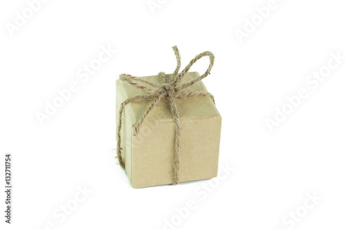 New year gift box or christmas paper box