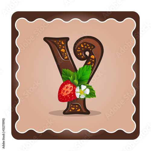  Letter y candies  chocolate