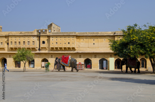 Istorical construction Amber's fort architecture a look inside
 photo