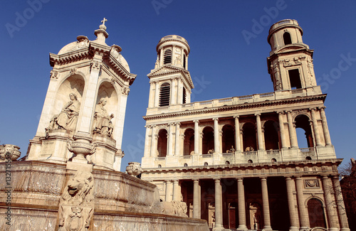 Place Saint Sulpice in Paris photo