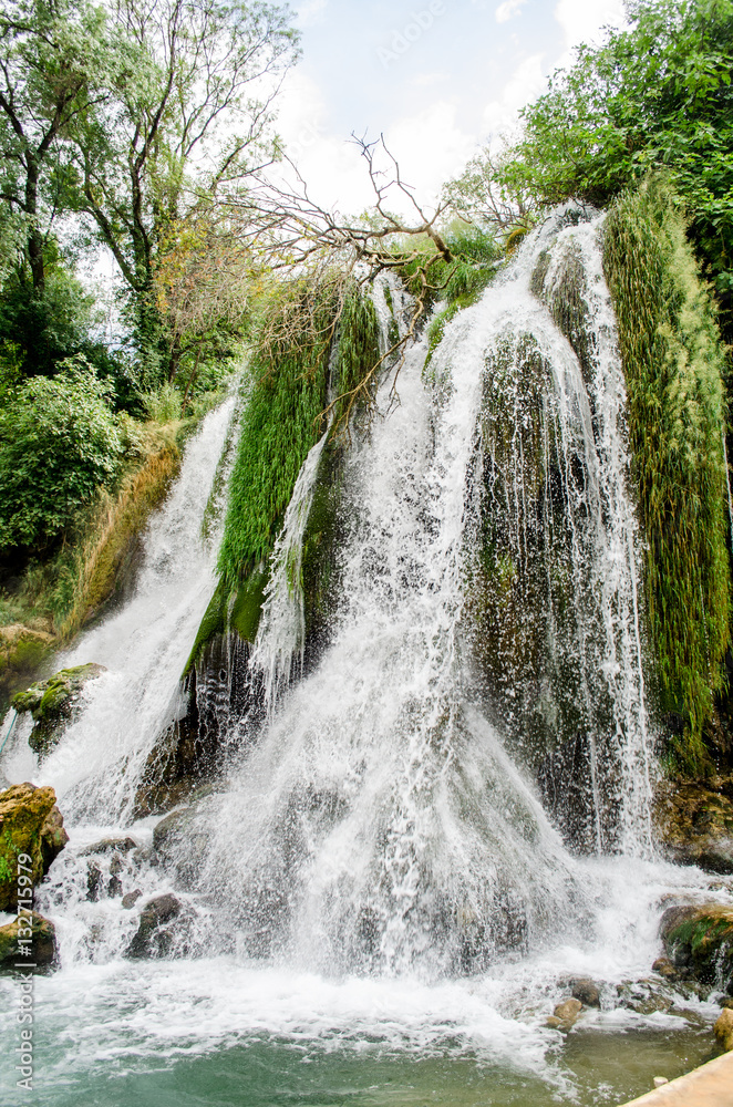 Kravice waterfalls on the Trebizat river in Bosnia and Herzegovina Kravice waterfalls on the Trebizat river in Bosnia and Herzegovina