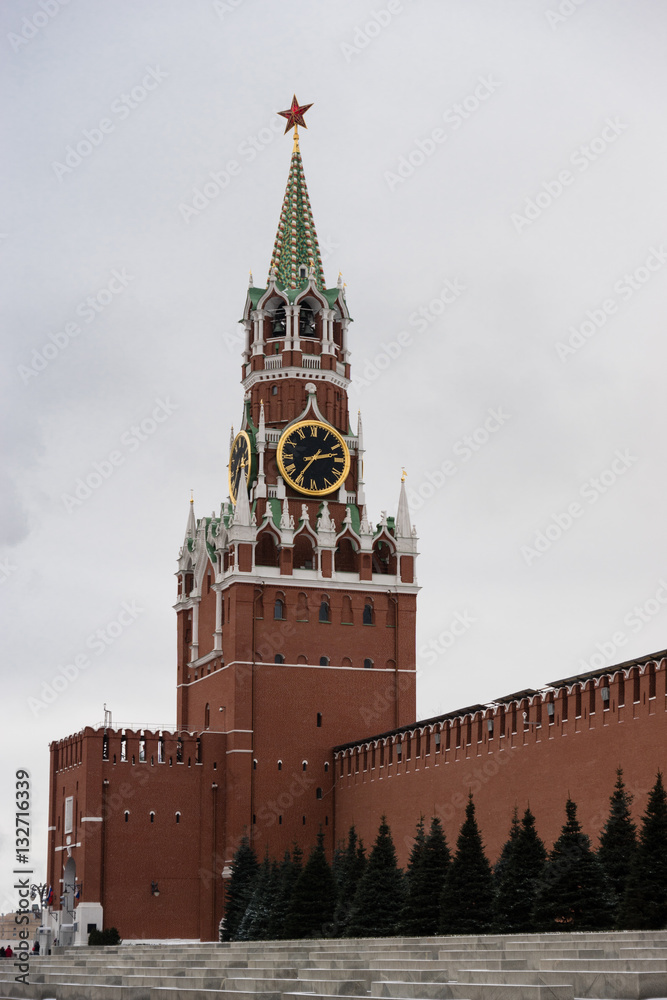 Spasskaya Clock Tower on the Red Square, Moscow, Russia
Spasskaya Clock Tower on the Red Square, Moscow, Russia