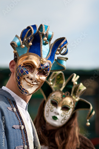 Carnevale a Venezia. Persone Mascherate