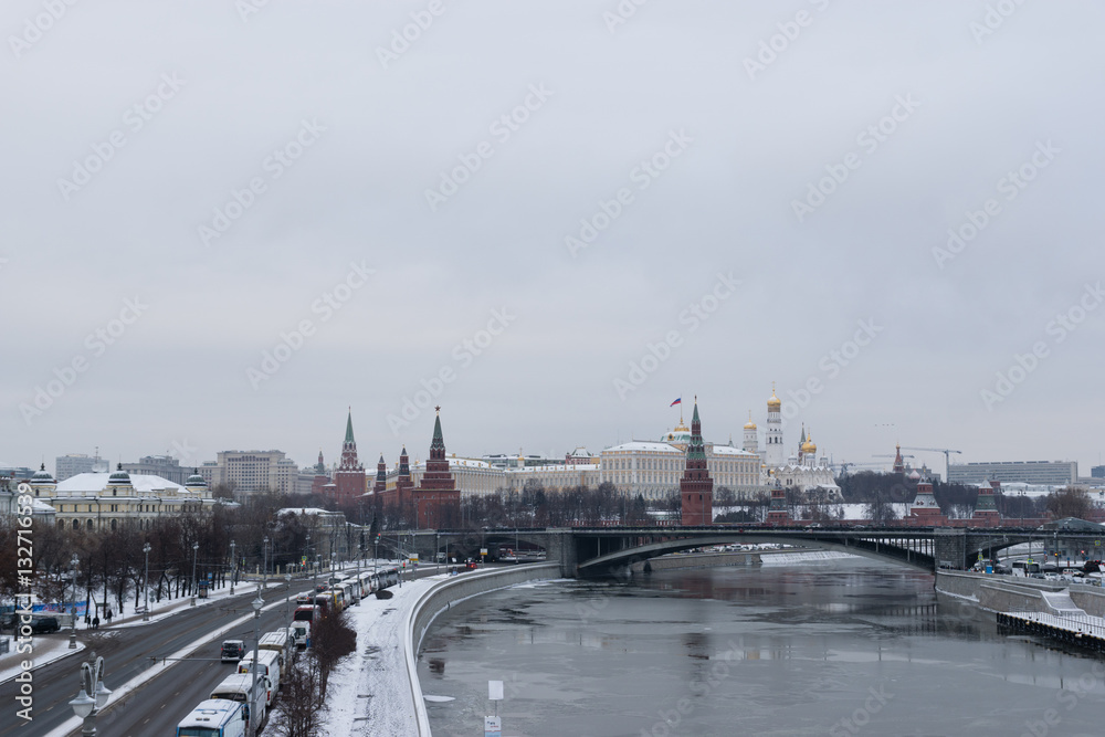 View of Moscow Kremlin - Russia


