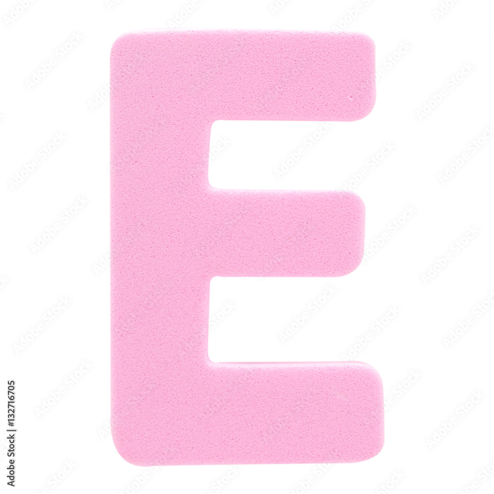 Color English Alphabet foam with clipping path Color English Alphabet foam with clipping path