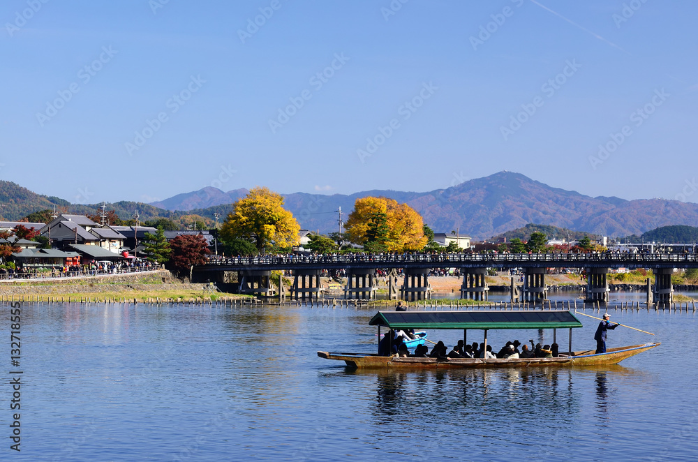嵐山 舟遊び　京都