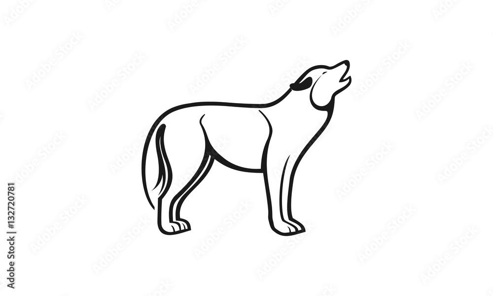 vector dogs and wolves in the wild pine forests vector dogs and wolves in the wild pine forests