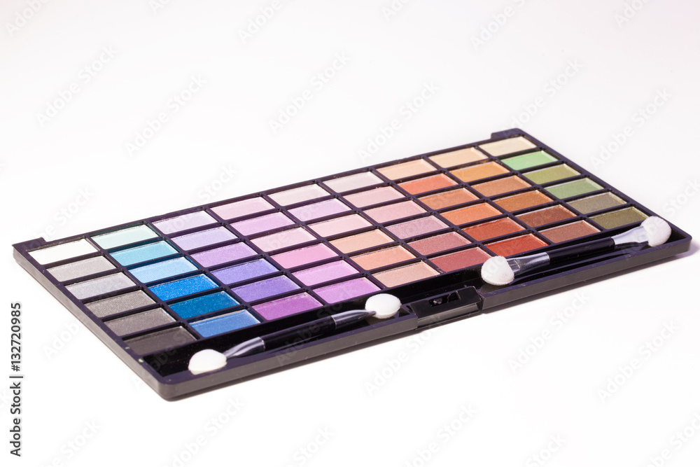 palette de maquillage en poudre et pinceau palette de maquillage en poudre et pinceau