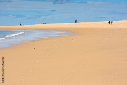 Sand Atlantic beach  France