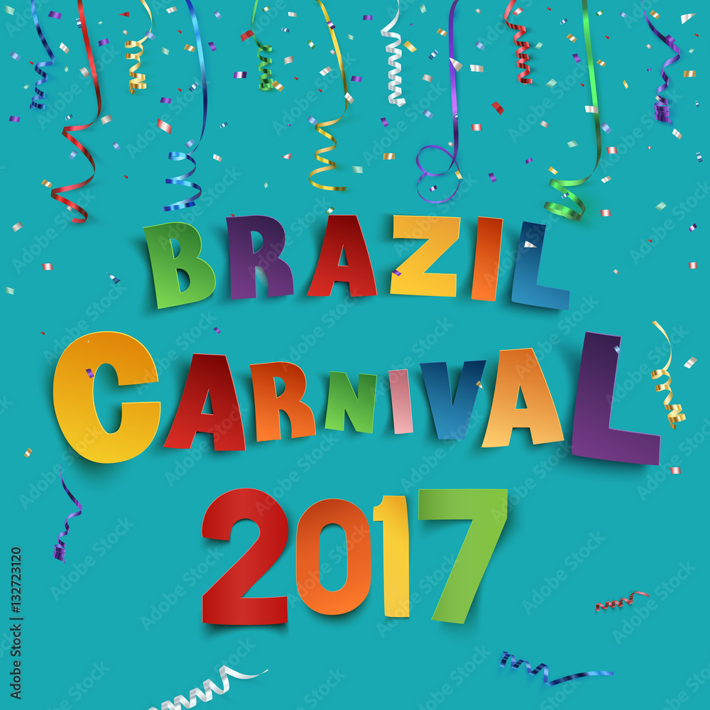 Brazil carnival 2017 background.