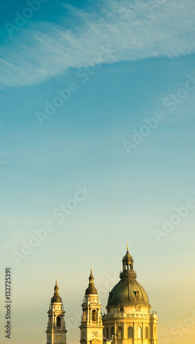 Canvas Print From yellow to sky