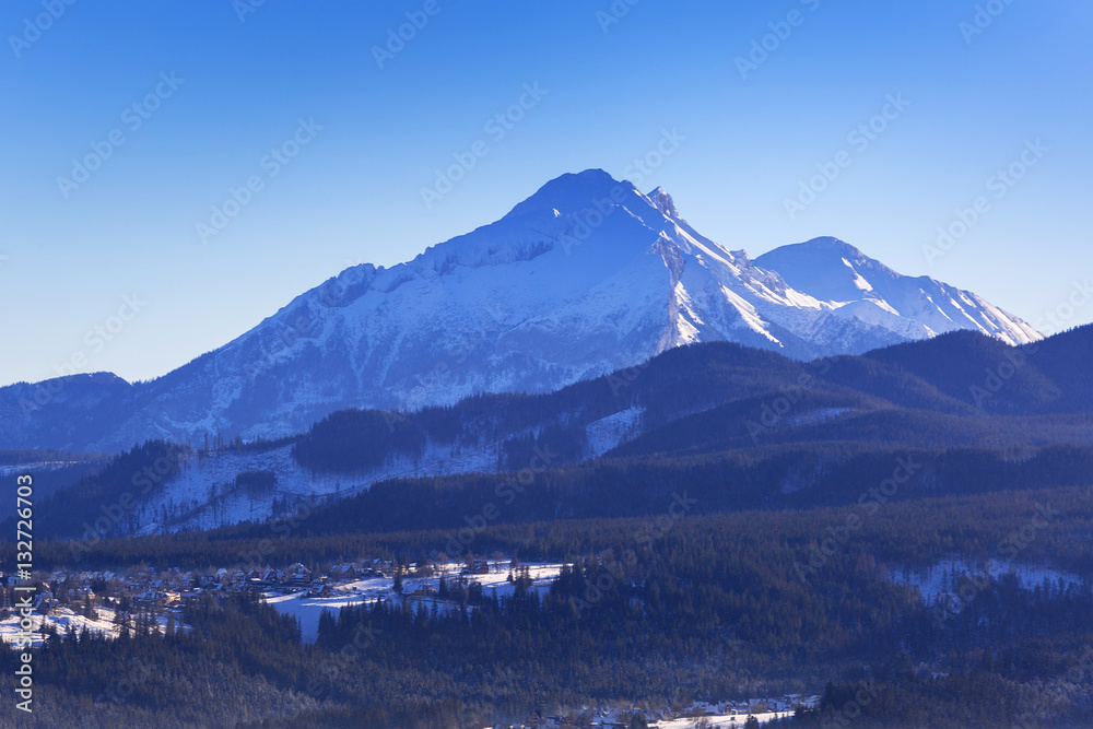Obraz premium Zakopane at Tatra mountains in winter time, Poland