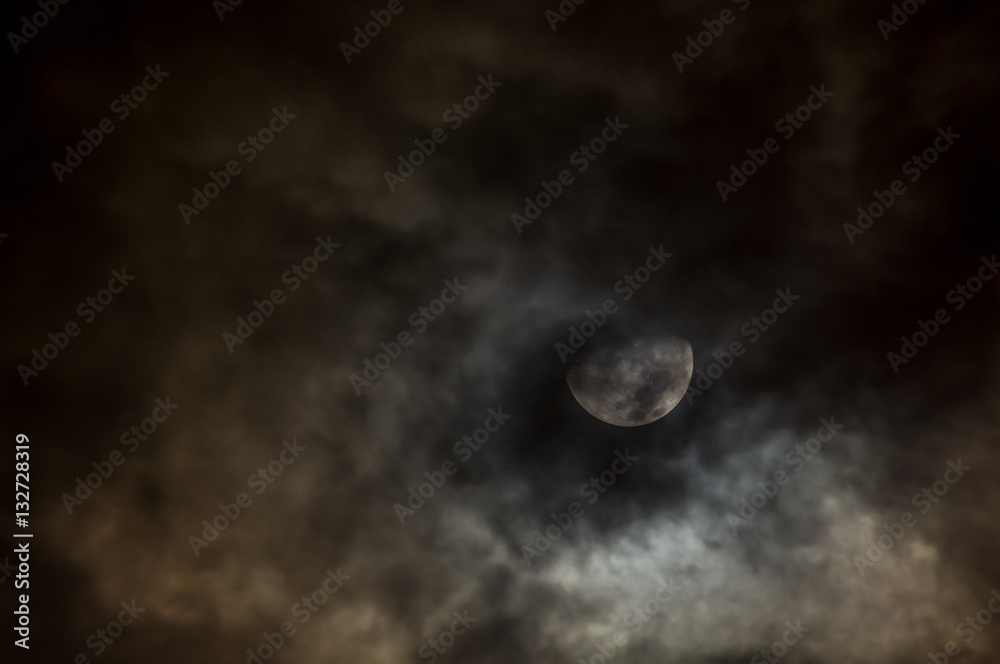 Moon with the atmosphere looks awesome Moon with the atmosphere looks awesome