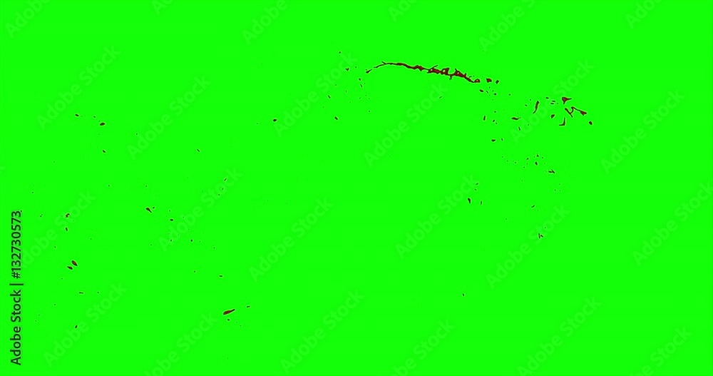 4k Blood Burst Slow Motion (Green Screen) 7 4k Blood Burst Slow Motion (Green Screen) 7