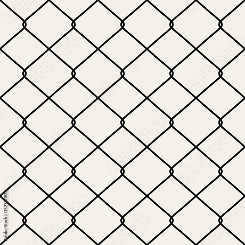 Metallic wired Fence seamless pattern