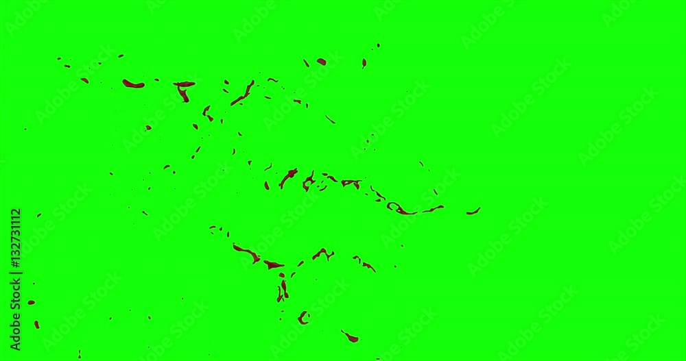 4k Blood Burst Slow Motion (Green Screen) 45 4k Blood Burst Slow Motion (Green Screen) 45