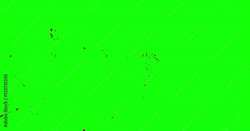 4k Blood Burst Slow Motion (Green Screen) 56 4k Blood Burst Slow Motion (Green Screen) 56