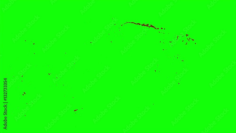 Hd Blood Burst Slow Motion (Green Screen) 7 Hd Blood Burst Slow Motion (Green Screen) 7