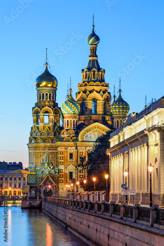 Church of the Resurrection of Christ  Saviour on Spilled Blood   St Petersburg  Russia