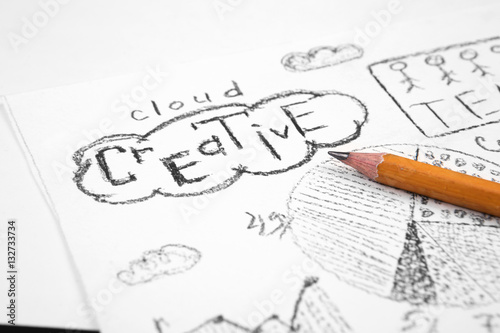 Business concept - picture with creat word
