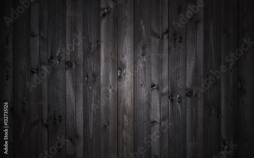 Dark wood background, black texture
