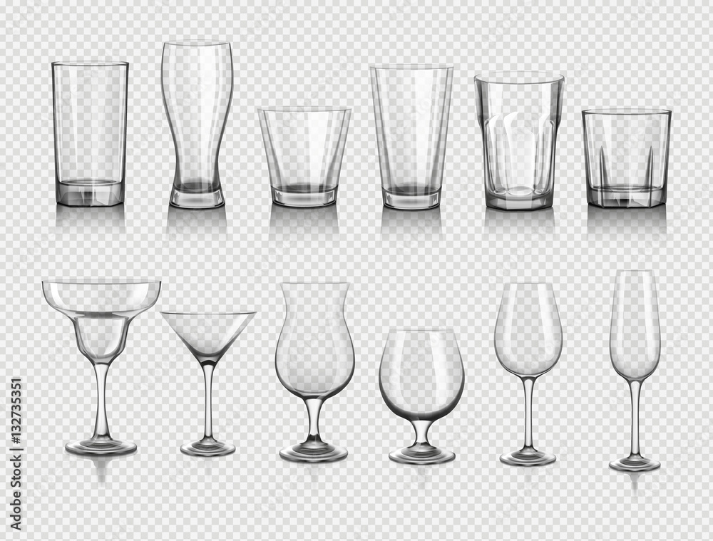 glasses for drinks