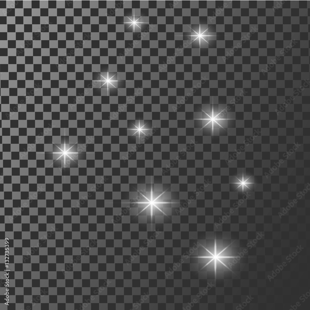 Set of Vector glowing light effect stars bursts with sparkles. Shine star glitters. Set of Vector glowing light effect stars bursts with sparkles. Shine star glitters.