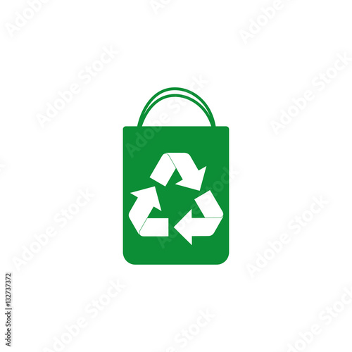 Eco bag, Bag with recycling symbol