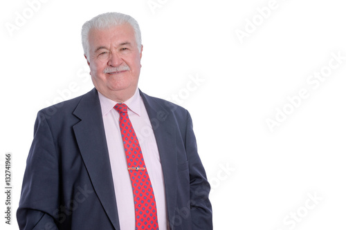 Photos Smiling mature businessman in suit