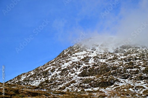 The mountain top