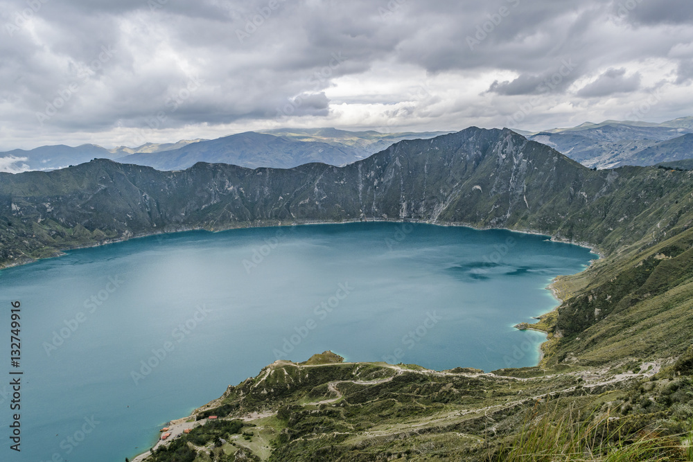 Quilotoa Lake, Latacunga Ecuador