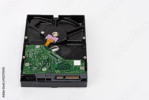 Internal Hard Drive on white background