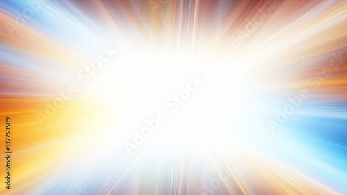 Abstract horizontal background with bright flash