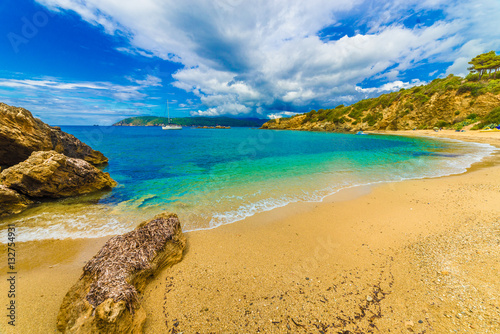 Fototapeta Naklejka Na Ścianę i Meble -  Barabarca  beach in Elba Island, Tuscany,Italy.