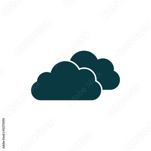 cloud icon, vector illustration