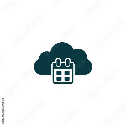 cloud icon, vector illustration