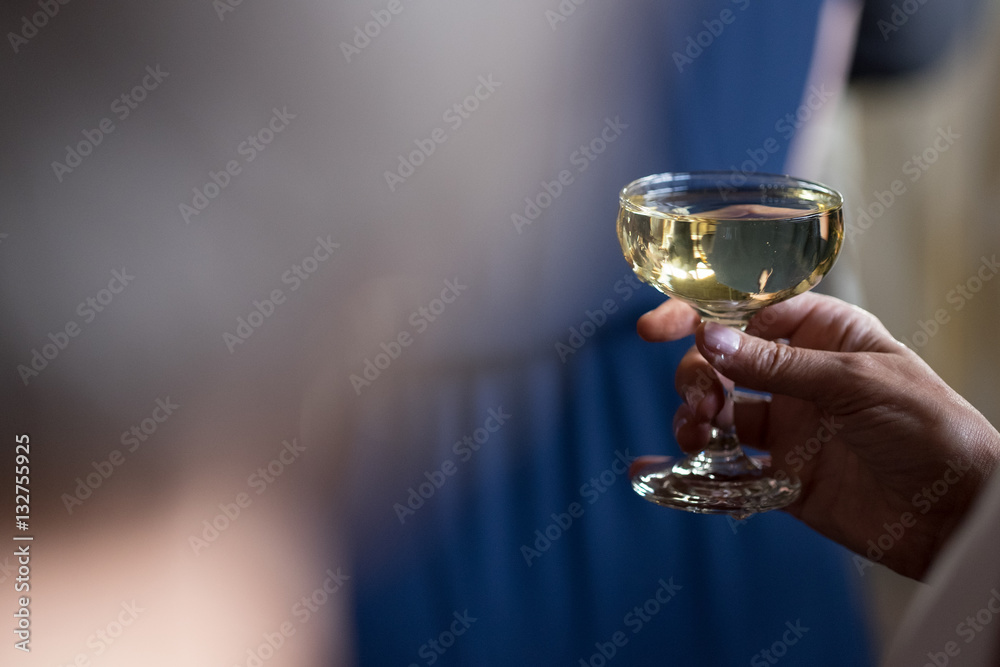 holding a drink