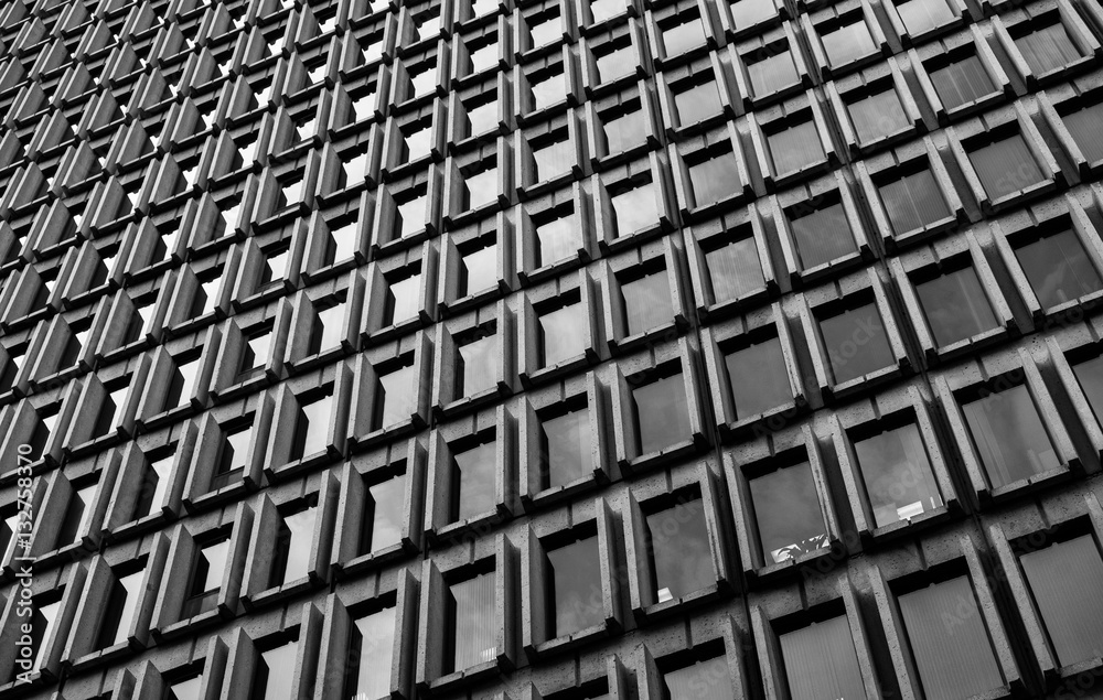 windows on a building