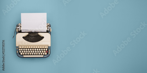 Vintage typewriter photo