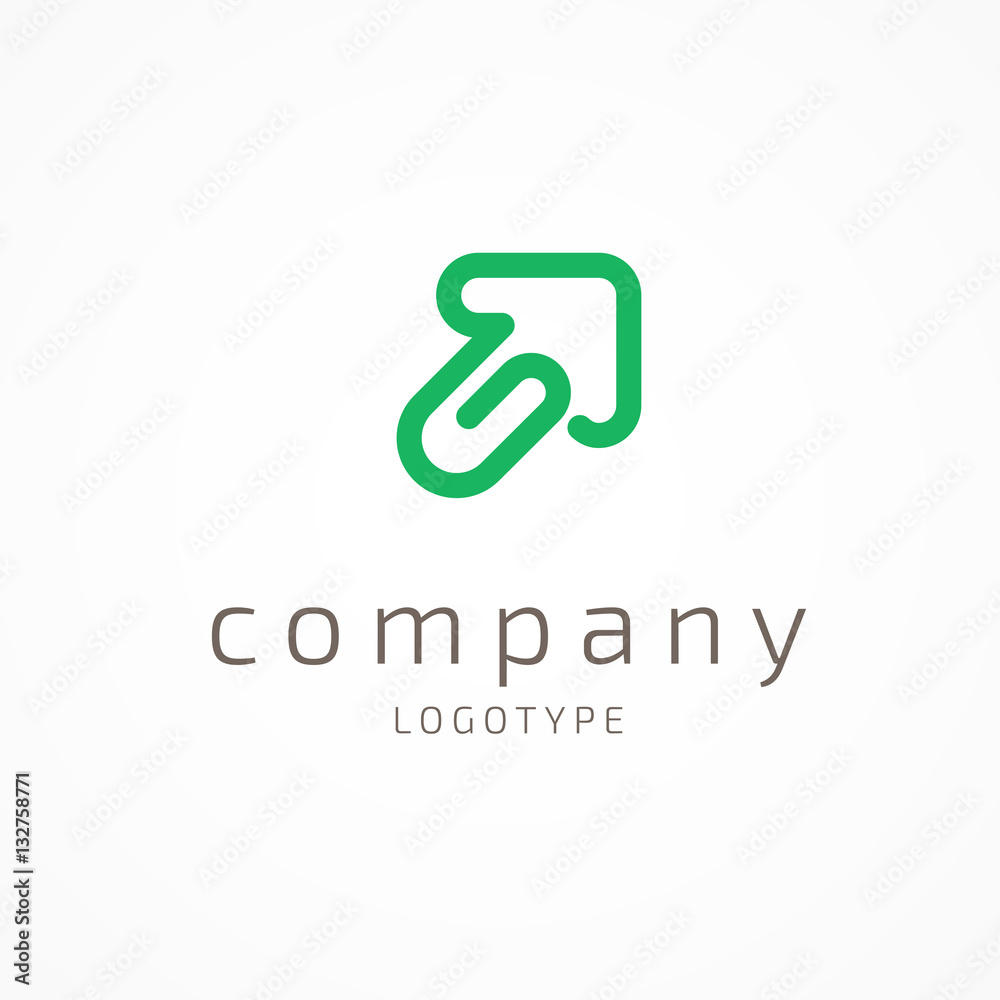 Logo design abstract arrow clip vector template Logo design abstract arrow clip vector template