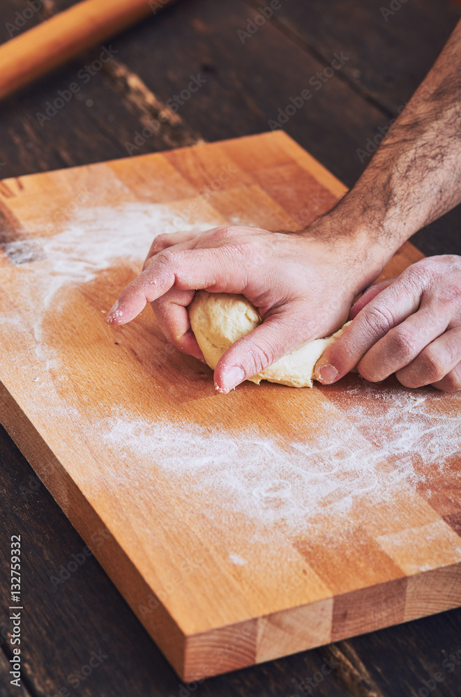 Making handmade pasta Making handmade pasta