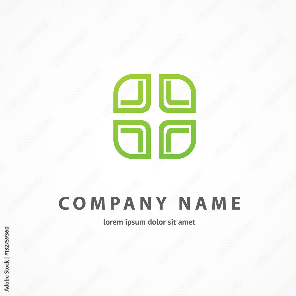 Logo design abstract medical vector template Logo design abstract medical vector template