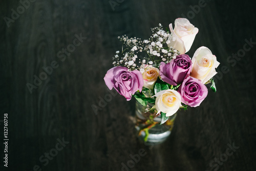 Obraz na płótnie roses w salonie