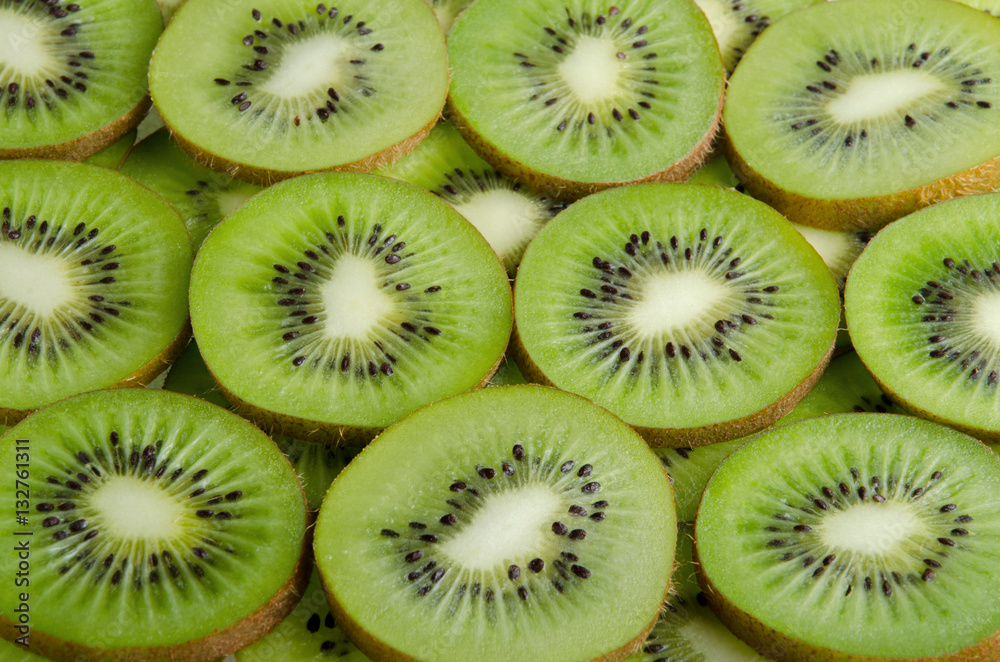 Background of green slices kiwi Background of green slices kiwi