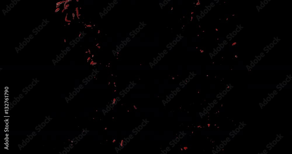 4k Blood Burst Slow Motion (With Alpha) 114 4k Blood Burst Slow Motion (With Alpha) 114