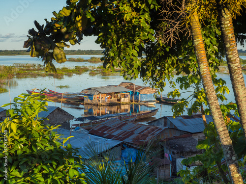 Houses on the flood plain