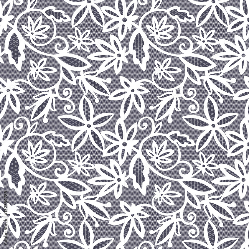 Fototapeta premium Floral pattern vector illustration