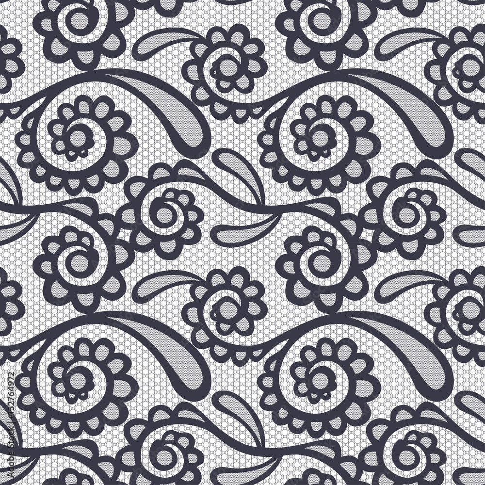 Fototapeta premium Floral pattern vector illustration